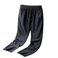 thumbnail image 2 of Men's Quick Dry Ice Silk Loose Casual Pants Fashion Breathable Summer, 2 of 4