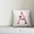 thumbnail image 3 of Creative Products Floral Pattern Monogram - A 18x18 Indoor / Outdoor Pillow, 3 of 3