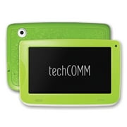 TechComm M2 7” HDD 8GB Android 5.1 Touch Screen Brightly Colored Tablet for Children's Learning and Entertainment with Dual Camera WiFi and Bluetooth