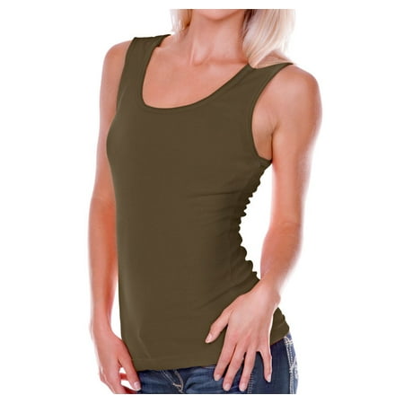 - Kavio Women Double Rolling Raw Edge Tank, Style W2C0350
