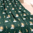 thumbnail image 3 of Green Sun Moon Cloud Pattern Blanket,Comfortable Soft Lamb Wool Throw Blanket,All Season,Warm Lightweight Blankets for Sofa Bed Couch Living Room Chair,60"x80", 3 of 4