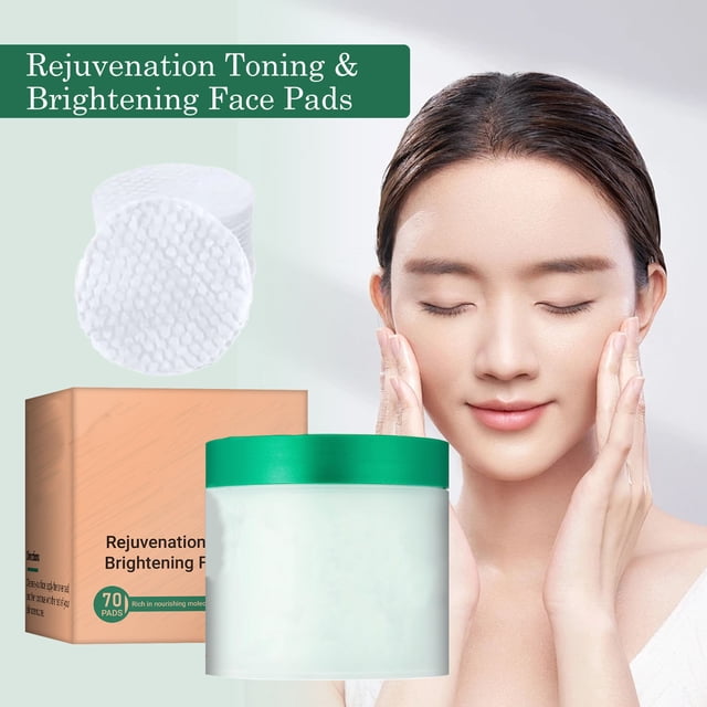 Tabletas de algodón antiarrugas hidratantes | Almohadillas para el cuidado de la piel con péptidos antienvejecimiento y retinol | Hialuronato de sodio hidratante y glicerina | Limpieza profunda |