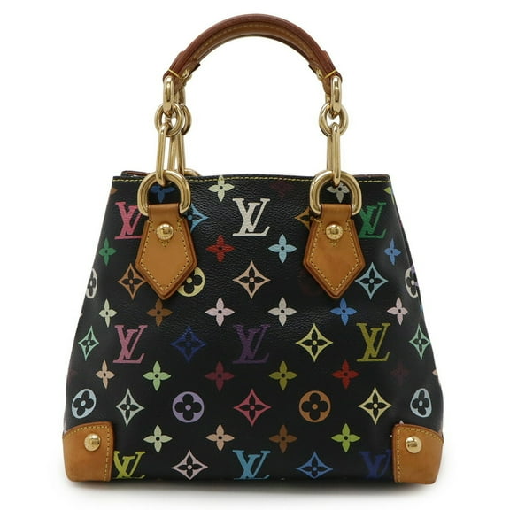 Pre-Owned LOUIS VUITTON Monogram Multicolore Audra Handbag Chain Noir Black M40048 (Good)