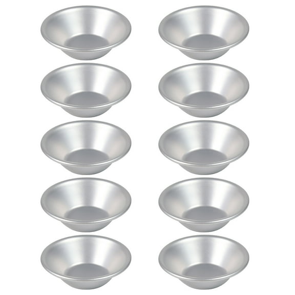 Set of 10 Baking Pans Non Molds Baking Supplies Eggs Tart Molds Kitchenware Great for Pastries