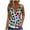Multicolor, variant on HaoXianJian Summer Womens Summer Tank Top Floral Print Tee Round Neck Sleeveless Top for Women Casual Flowy 2025