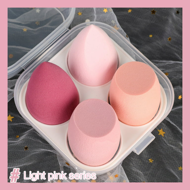 Lashes2cute 7 Piece Makeup Sponge Set Pink – Lashes2Cute