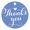 Baby Blue, variant on 100 PCS Personalized Thank You Hang Tags Custom Wedding Favors Gift Circle Paper Tags