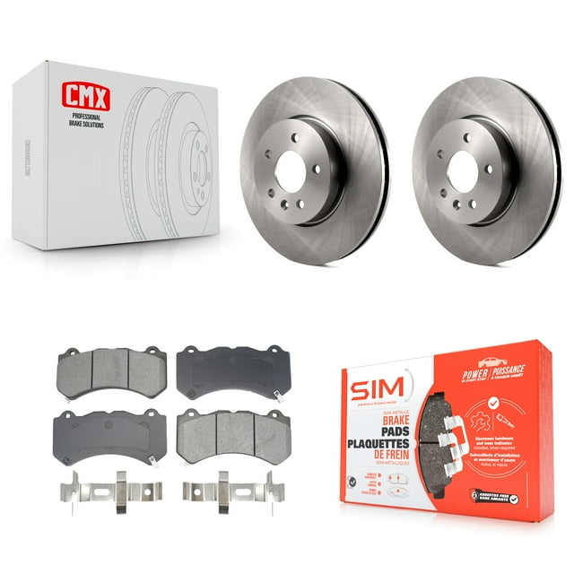 Transit Auto Front Disc Brake Rotors and Semi-Metallic Pads Kit for Car Cadillac ATS V K8S-103950