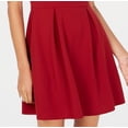 thumbnail image 3 of SPEECHLESS Womens Purple Sleeveless Jewel Neck Short Party Fit + Flare Dress Juniors XXL, 3 of 3