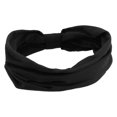 thumbnail image 1 of Diademas bandas para el sudor Diadema elástica que absorbe la humedad para deportes Unique Bargains negro 25x18cm, 1 of 7