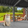 thumbnail image 4 of Cat Window Box 43.3 Inch with Waterproof Roof for Safe Outdoor Viewing & Napping - Strong Spruce Wood Catio for Large Cats, 4 of 9