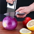 thumbnail image 3 of Awdenio Food slice Assistant Slicers Stainless Steel Vegetable Rack Slicers Meat Slicers, 3 of 8