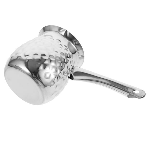 OUNONA Metal Turkish Coffee Pot Handmade Coffee Pot Side Handle Coffee Kettle Milk Kettle