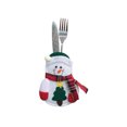 thumbnail image 1 of serony Christmas Spoon Fork Bag Silverware Tableware Cutlery Holder Dining Table Xmas Decor - Style 2, 1 of 9