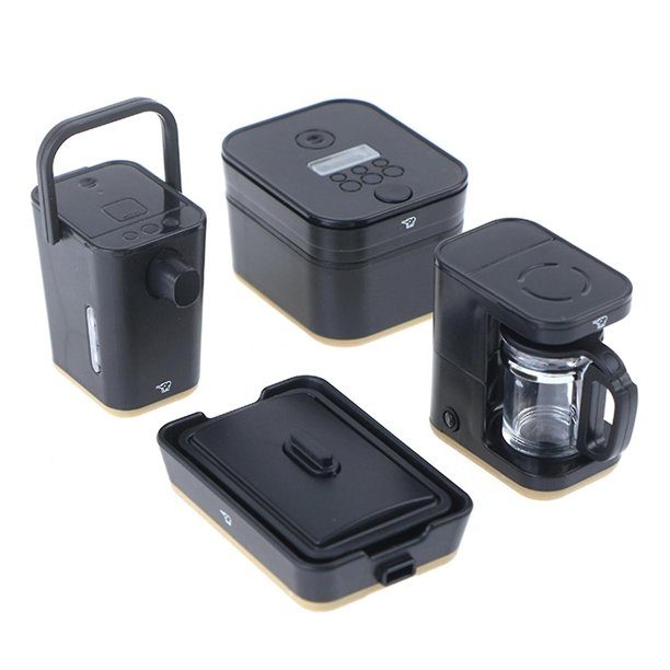 Mini juego de casa de muñecas 1/12, Compatible con juguetes de simulación de cocina para casa de muñecas