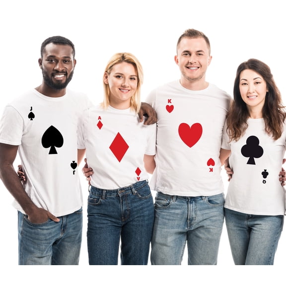 Playing Card Costume TShirt Group Halloween Costume Idea