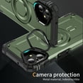 thumbnail image 4 of for Samsung Galaxy A06 Armor Case with Kickstand, Luxury Military-Grade Drop Protection Heavy Duty Magnetic Phone Case, Compatible with MagSafe Accessories, for Samsung Galaxy A06 -Armygreen, 4 of 7