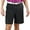 Black, variant on Monterey Club Men's Solid Texture Golf Shorts #1838