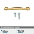 thumbnail image 4 of Amerock Enlivity 3-3/4 inch (96mm) Center-to-Center Champagne Bronze Cabinet Pull, 4 of 6