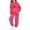 Hot Pink, variant on Little Girls Valentines Day Hooded Tracksuit With Leopard Print Heart Design Jogger Outfit Kids Casual Sets Clothes