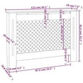 thumbnail image 5 of Pemberly Row Durable 44.1" MDF Radiator Cover in Black Finish, 5 of 8