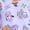 Lavender Care Bears, variant on Women's Halloween Scrub Top with Short Sleeves, Sizes S-XXXL