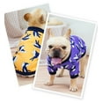 thumbnail image 6 of Yidarton Pet Fall/Winter Bulldog Dog Dog Clothes Return Swallow Bullfighting Wei Yi Teddy Koji Dog Warm Clothes dark blue, 6 of 8