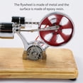 thumbnail image 4 of MesaSe Stirling Engine Kit Electricity Generator Hot Air Motor Model Physical Generator Model with LED Light Flywheel D, 4 of 7
