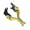 Gold, variant on 7/8" 22mm Motorcycle Hydraulic Clutches Brake Lever with LED Light for Motorcycle Scooter Pit Pocket Bike