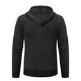 thumbnail image 3 of WREESH Fashion Winter Jacket Men'S Winter Printed Design Zippered Sweater Long Sleeved Hooded Casual Jacket Black, 3 of 4