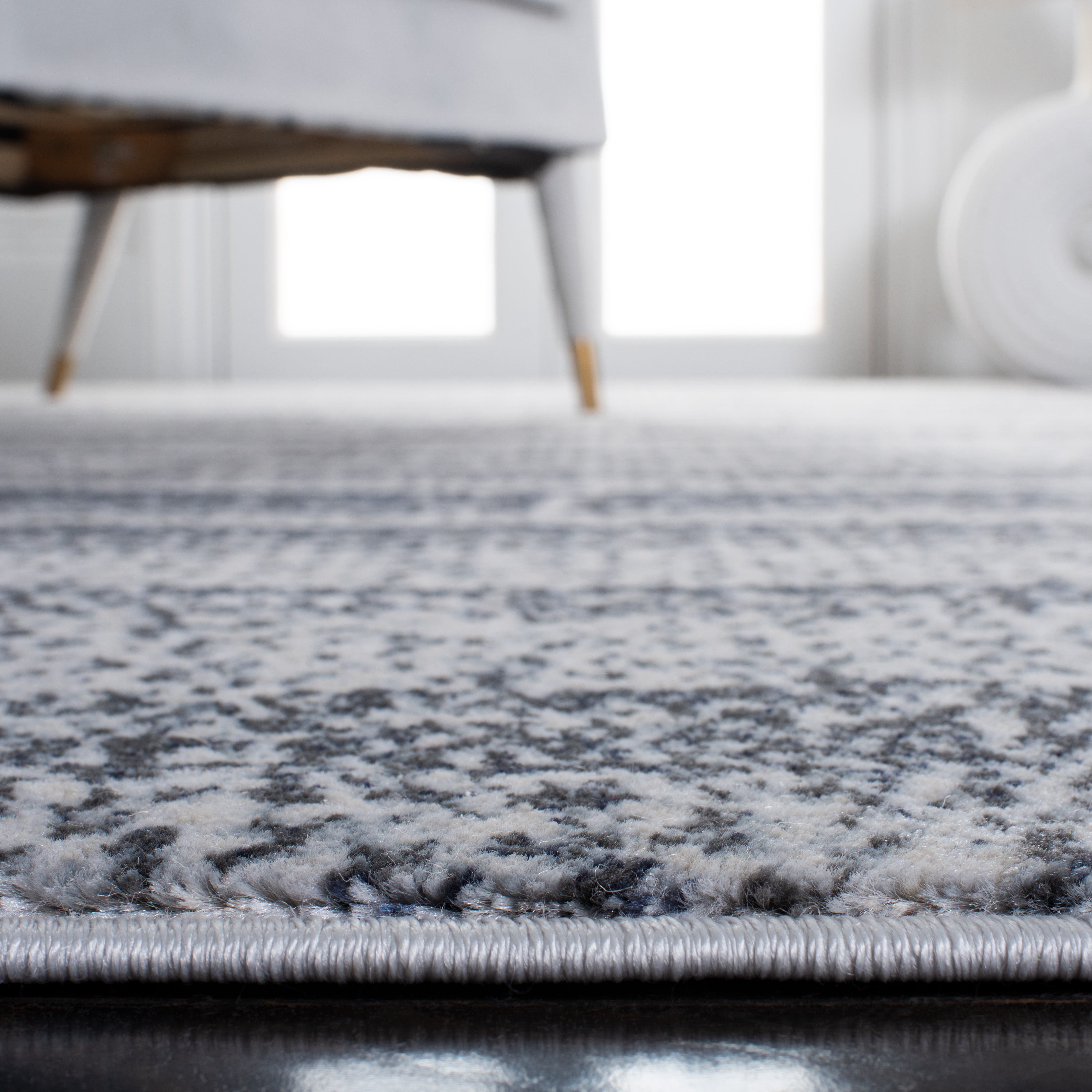SAFAVIEH Carnegie Constantina Striped Area Rug, Gray/Navy, 9' x 12'