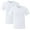 White, variant on wirarpa Mens 2 Pack Cotton Crew Neck T-Shirts Short Sleeve Summer Tops Fashion Basic Tees Black Size Large