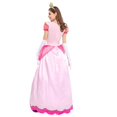 thumbnail image 4 of Vestido de princesa Marybiki, vestido de reina de la corte, disfraz de princesa rosa en flor de durazno, 4 of 5
