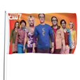 thumbnail image 1 of La Teoría del Big Bang Bandera impresa con temática, regalo perfecto para fanáticos, amigos y familiares, y adecuada para actividades al aire libre e interiores, decoraciones de fiesta. 60*90CM, 1 of 6