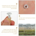 thumbnail image 4 of 100 sets Tornillos de invernadero y tuercas Tuercas de aluminio Tornillos Accesorios de invernadero, 4 of 5