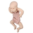 thumbnail image 2 of Kit de muñeco realista de 20 pulgadas, vinilo suave al tacto, muñeco de bebé Reborn con cuerpo de tela, 2 of 9
