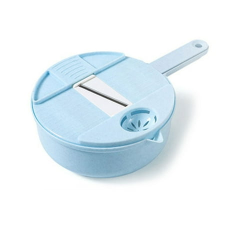 

Food Chopper Vegetable Chopper 12 in 1 Vegetable Cutter And Slicer Top Mini Food Processor For Food Slicer Assistant Tool With Container Chopper Vegetable Cutter Blue