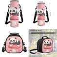thumbnail image 7 of Uorisanigo Cute Panda Backpack for Kids 4-in-1 Bookbag Set with Insulated Lunch Box Pencil Case Water Bottle Sleeve Elementary Preschool Primary Bookbag Daypack Rucksack, 7 of 7