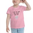 thumbnail image 3 of I Only Cry When Ugly People Hold Me Cute Toddler T-Shirts for Boys Girls (Pink, 4T), 3 of 5