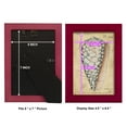 thumbnail image 4 of Seashell Ephemera IV - Framed Print w/glass - Cherry Red, 4 of 8