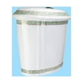 thumbnail image 2 of Renovators Supply Blue and White Toilet Tank for Item 32816, 2 of 8