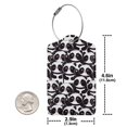 thumbnail image 4 of Gaeub Panda Print Luggage Tag for Suitcase, Travel Leather Bag Tags Identifiers Privacy Cover ID Label with Durable Steel Loop for Women Men Kids Girls Travel-4 PCS, 4 of 5