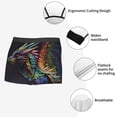 thumbnail image 3 of Vsdgher Dragon with Colorful Tail Pattern Men's Boxer Brief Underwear,Soft Funny Underwear for Men-Large, 3 of 5