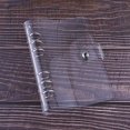 thumbnail image 3 of A6 PVC Binder Cover Refillable 6 Ring Binder Notebook for A6 Filler Paper, Loose Leaf Personal Planner Binder, Transparent, 3 of 7