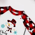 thumbnail image 6 of Onlypjs Family Matching Christmas Buffalo Plaid Snowman Print Pajamas for Women, Men, Couples, 6 of 8