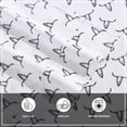 thumbnail image 3 of Wrangler Steer Skulls Black 100% Microfiber King Sheet Set, 3 of 10