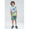 thumbnail image 3 of Bluey Coco Honey Winton Little Boys T-Shirt and Shorts Outfit Set Multicolor / Green 7-8, 3 of 5