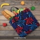 thumbnail image 5 of Balery Red White Blue Fireworks Bolsa de Mano para Mujeres con Cremallera, Bolsa de Gimnasio con Compartimentos, Bolsa para Laptop, Bolsa para Trabajo, 5 of 7