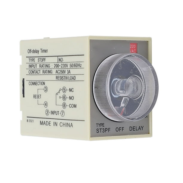 Time Relay, Power Off Delay Relay Plug In For Automated Control Circuit
