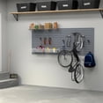 thumbnail image 4 of RST Brands Flow Wall 17 PC Plastic Bike & Bin Basic Storage Set in Silver Gray, 4 of 7